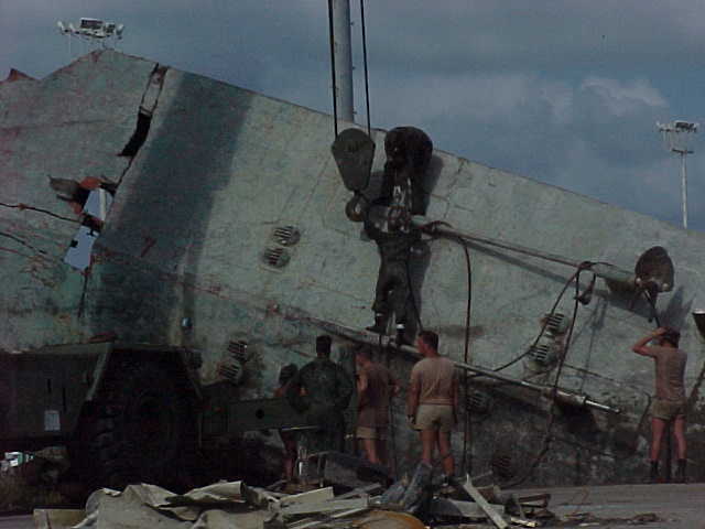 Honduras Salvage work 1998